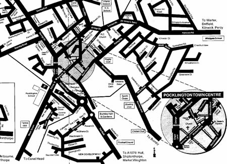 Pocklington Town Map