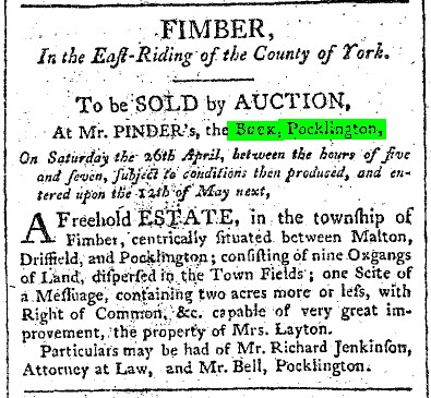 William Pinder 1800